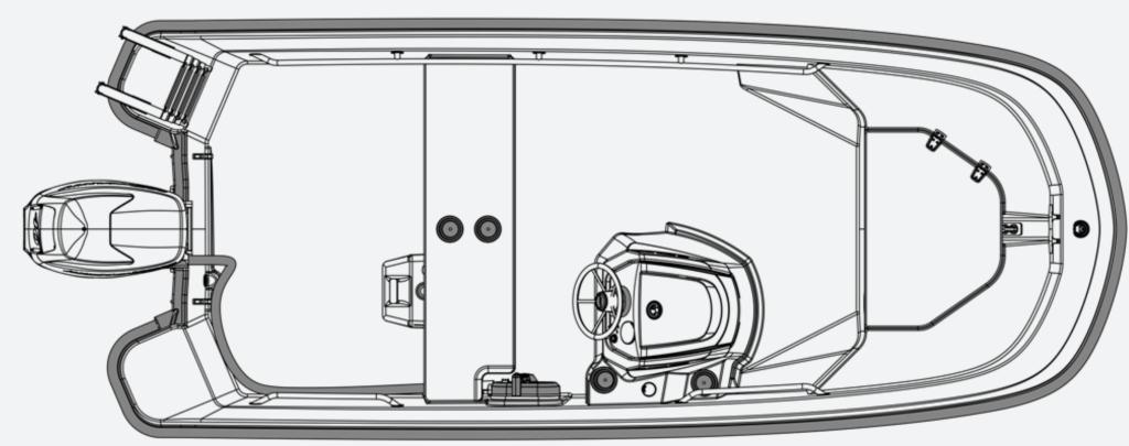 Layout Boston Whaler 130 Super Sport