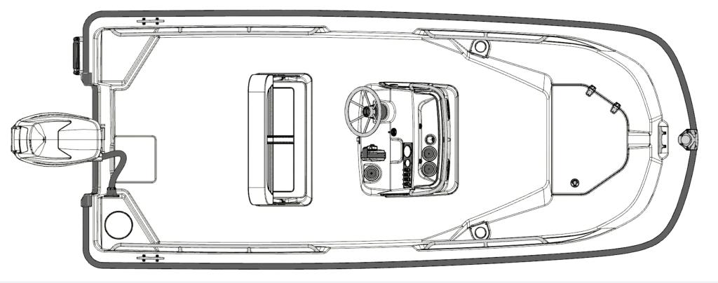 Layout Boston Whaler 150 Montauk