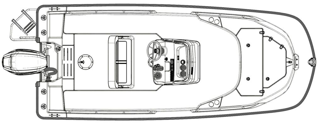 Layout Boston Whaler 170 Montauk