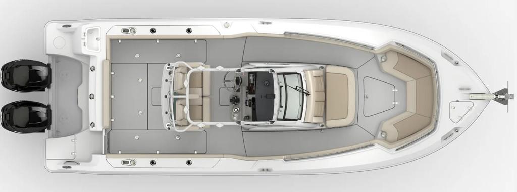 Layout Boston Whaler 250 Outrage