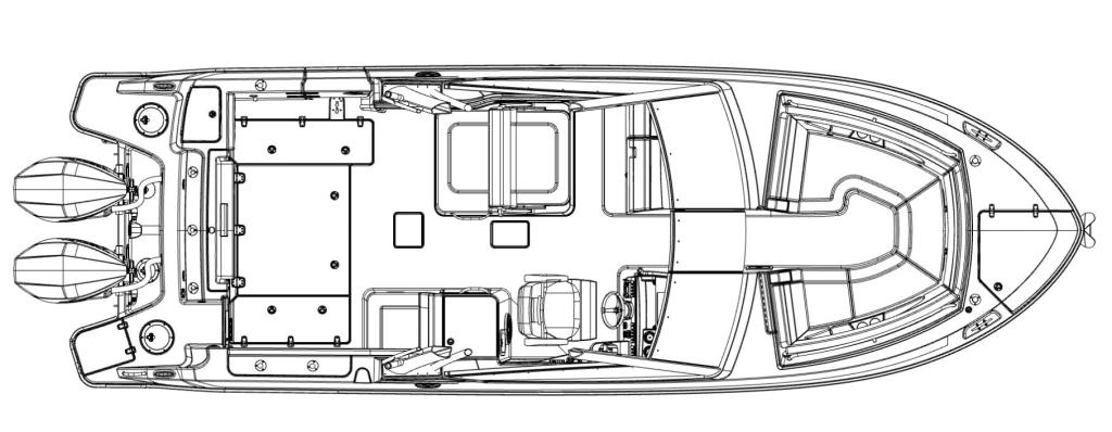 Layout Boston Whaler 280 Vantage