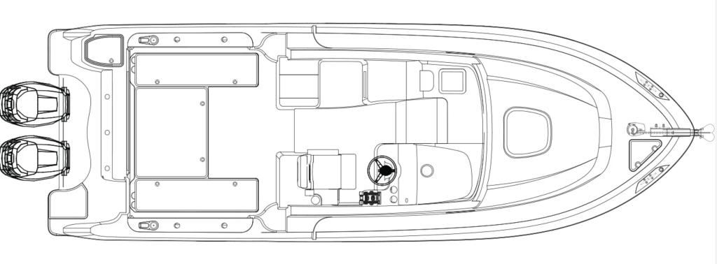 Layout Boston Whaler 285 Conquest