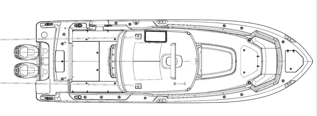 Layout Boston Whaler 330 Outrage