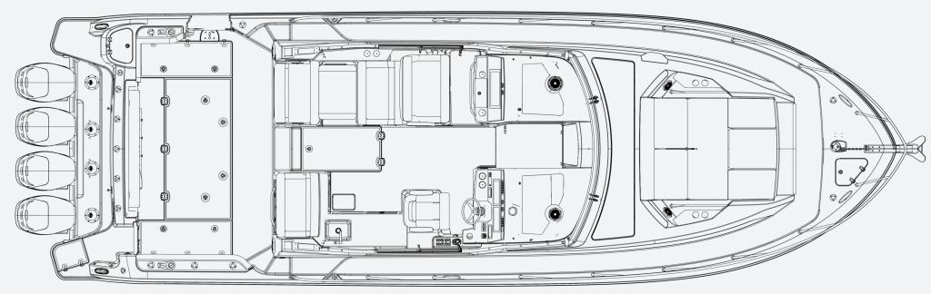 Layout Boston Whaler 405 Conquest