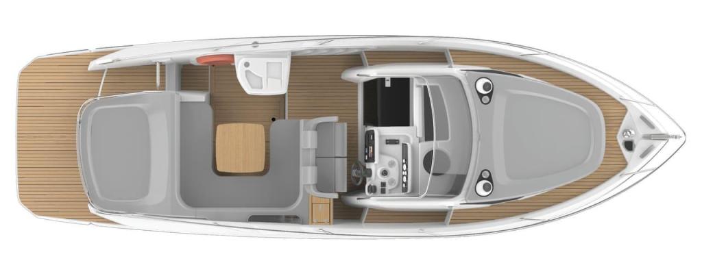 Layout Cranchi E30 Endurance