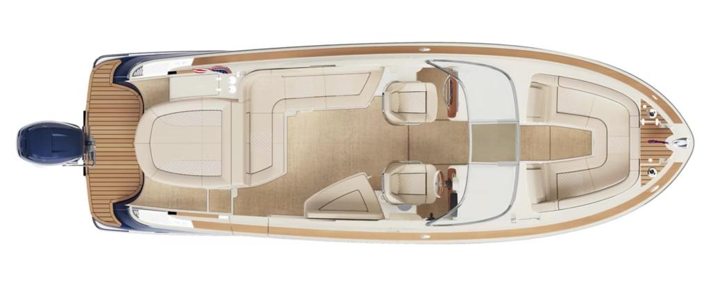 Layout Chris Craft Launch 25 GT