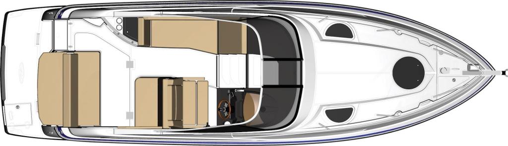 Layout Regal 28 Express Cruiser