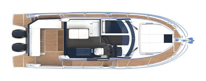 Layout Beneteau Antares 11 Coupe