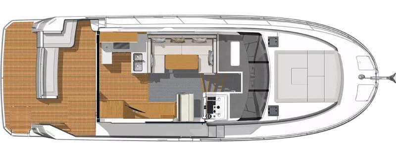 Layout Beneteau Swift Trawler 41 Fly
