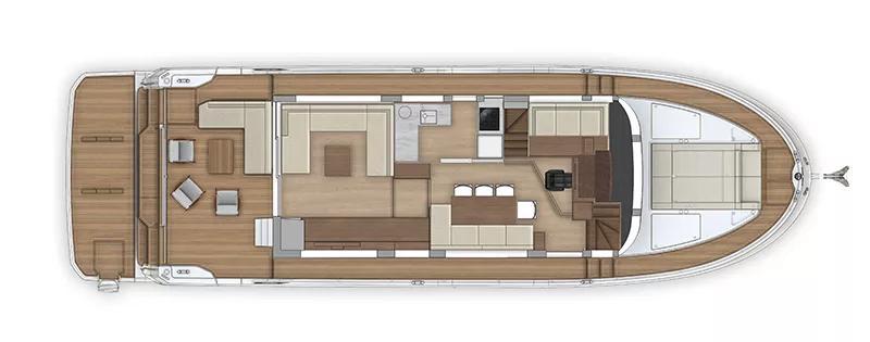 Layout Beneteau Grand Trawler 63