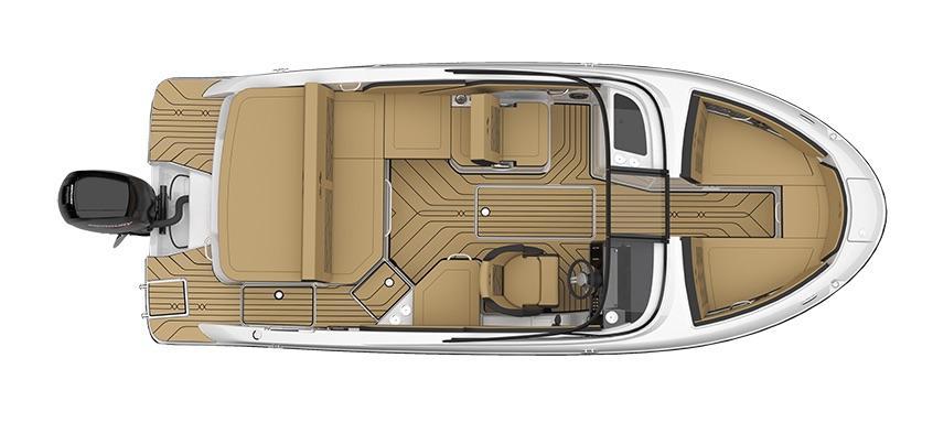 Layout Sea Ray SPX 210 Outboard