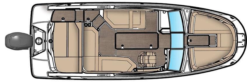 Layout Sea Ray SPX 230 Outboard