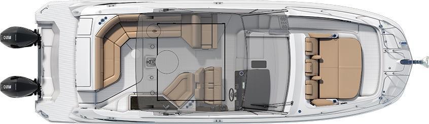 Layout Sea Ray Sundancer 320 Outboard