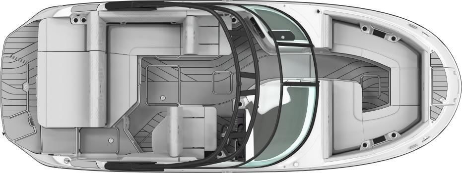 Layout Sea Ray SDX 230 Surf
