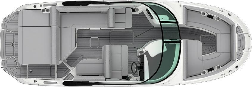 Layout Sea Ray SDX 250 Surf