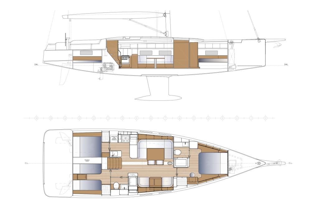 Layout Nautors Swan Swan 51