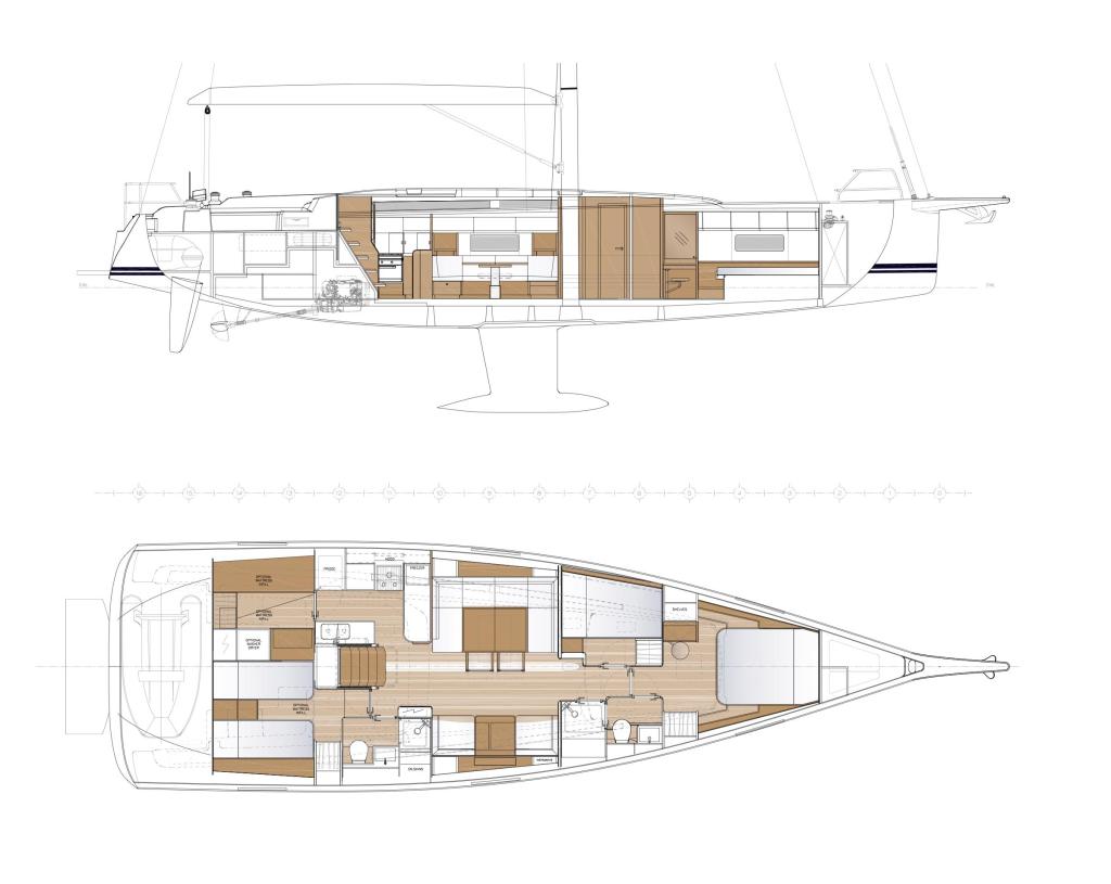 Layout Nautors Swan Swan 55