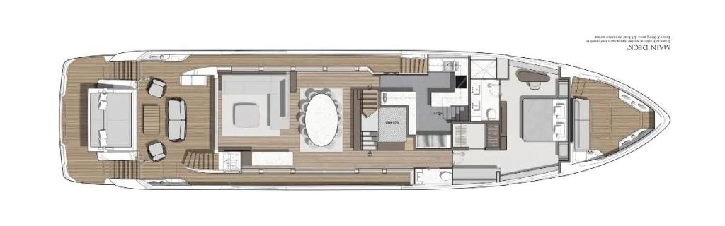 Layout Sunseeker 94 Yacht