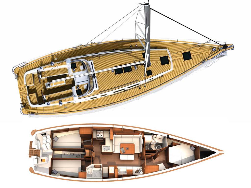 Layout X-Yachts XC-45