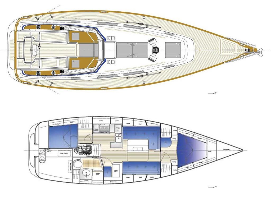 mise en page Hallberg-Rassy 372