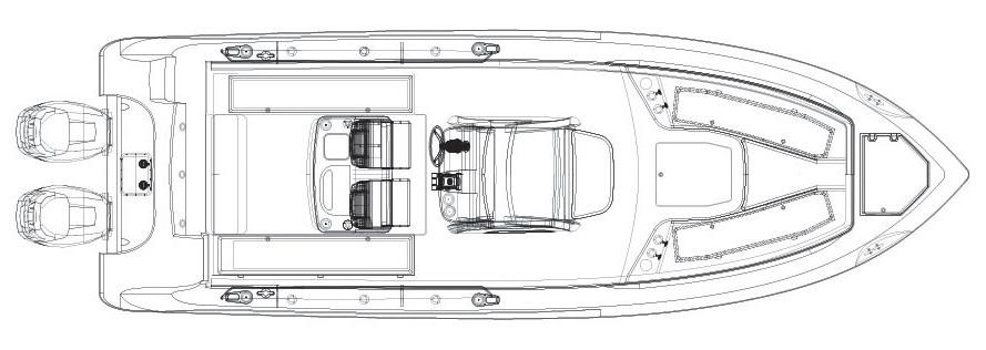 Layout Boston Whaler 280 Outrage