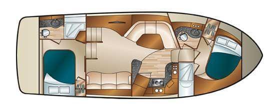 Layout Silverton 35 Motor Yacht