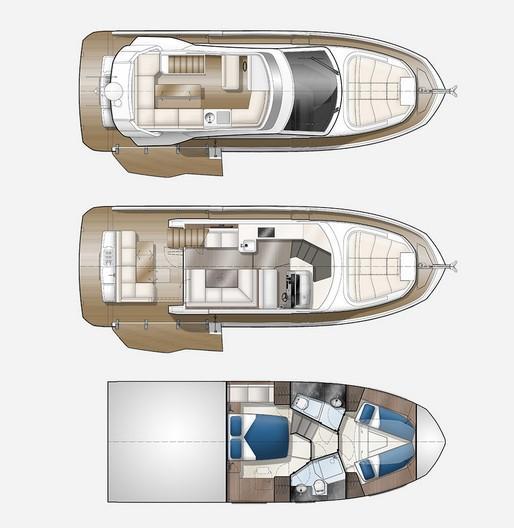 Layout Galeon 400 Fly